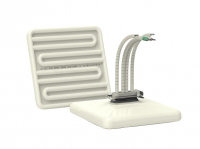 Керамический инфракрасный излучатель SFEH 0.6 кВт/230 В; 122 × 122 мм; Провод 100 мм